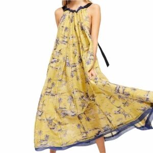 Free People Tropical Toile Jungle Dress